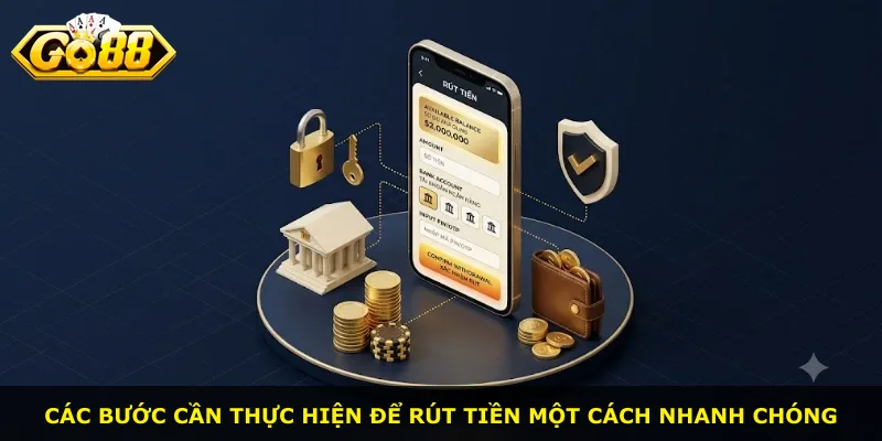 Các bước cần thực hiện để rút tiền một cách nhanh chóng
