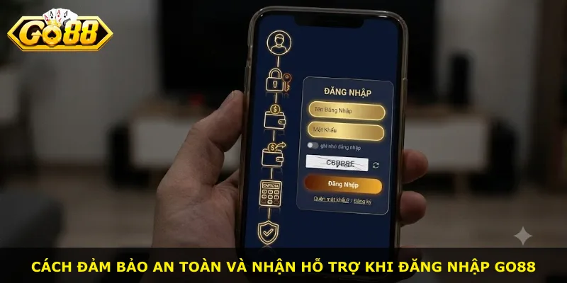 Cách đảm bảo an toàn và nhận hỗ trợ khi đăng nhập Go88