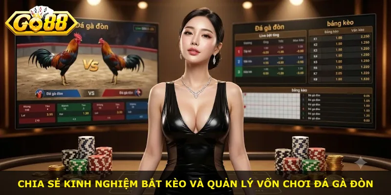 Chia sẻ kinh nghiệm bắt kèo và quản lý vốn chơi đá gà đòn