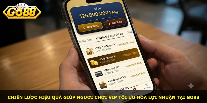 Chiến lược hiệu quả giúp người chơi vip tối ưu hóa lợi nhuận tại Go88