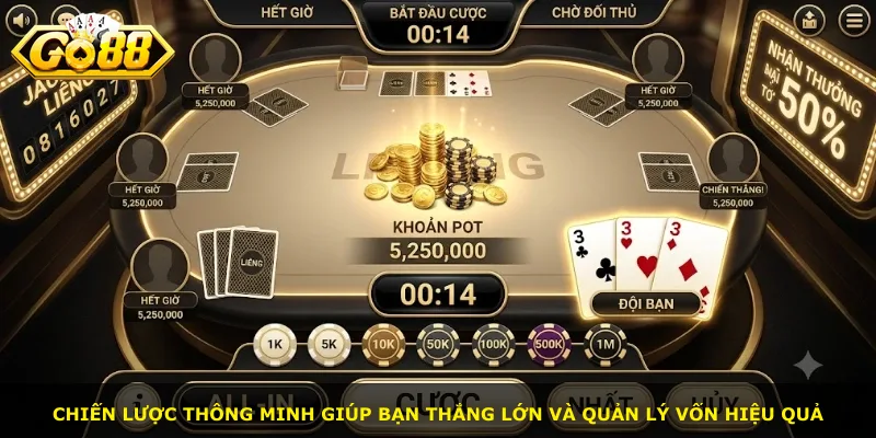 Chiến lược thông minh giúp bạn thắng lớn và quản lý vốn hiệu quả