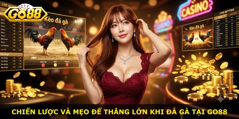 Chiến lược và mẹo để thắng lớn khi đá gà tại Go88