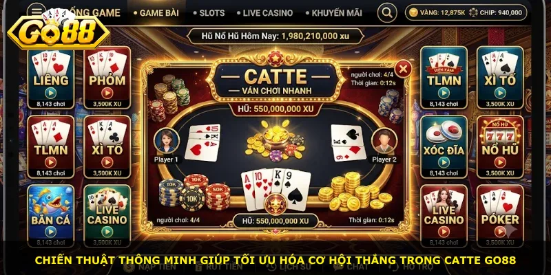 Chiến thuật thông minh giúp tối ưu hóa cơ hội thắng trong Catte Go88