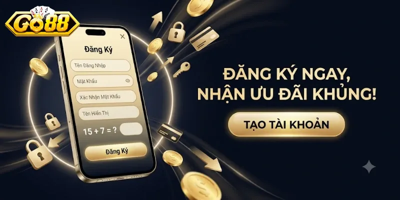 Đăng Ký GO88 Nhanh Chóng, Nhận Ưu Đãi Hấp Dẫn Cho Thành Viên Mới
