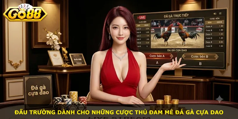 Đấu trường dành cho những cược thủ đam mê đá gà cựa dao