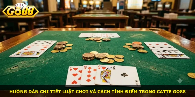 Hướng dẫn chi tiết luật chơi và cách tính điểm trong Catte Go88