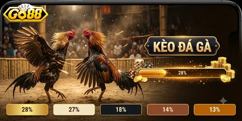 Kèo Đá Gà GO88 Cập Nhật Liên Tục, Tỷ Lệ Hấp Dẫn Cho Người Chơi Cá Cược