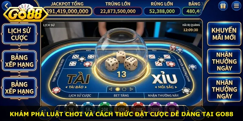 Khám phá luật chơi và cách thức đặt cược dễ dàng tại GO88