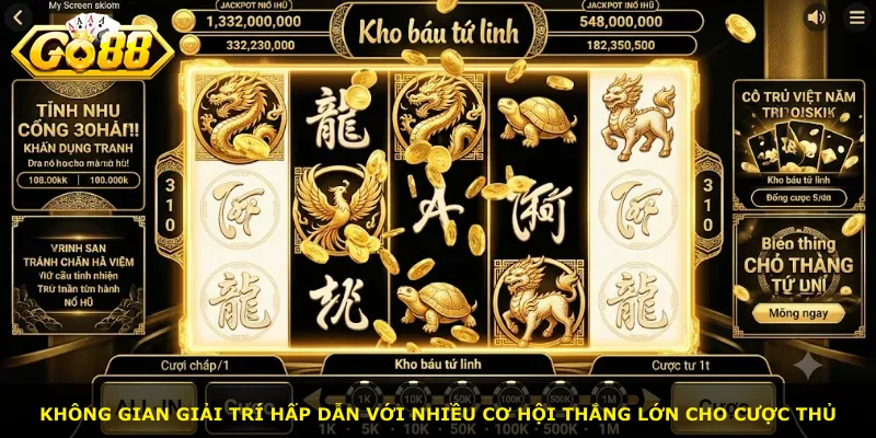 Không gian giải trí hấp dẫn với nhiều cơ hội thắng lớn cho cược thủ