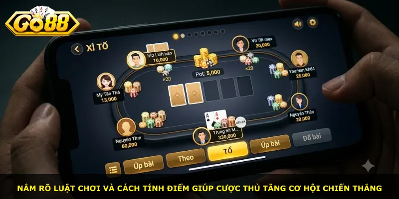 Nắm rõ luật chơi và cách tính điểm giúp cược thủ tăng cơ hội chiến thắng