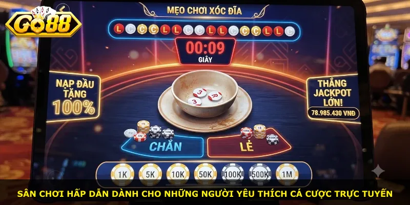 Sân chơi hấp dẫn dành cho những người yêu thích cá cược trực tuyến