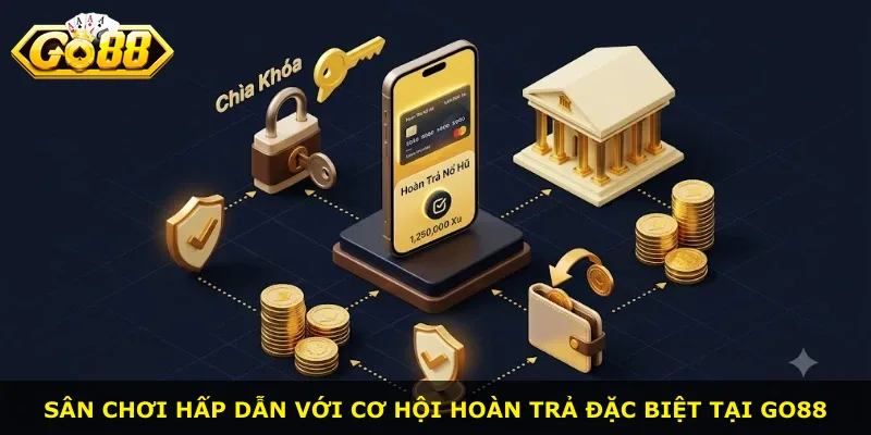 Sân chơi hấp dẫn với cơ hội hoàn trả đặc biệt tại Go88