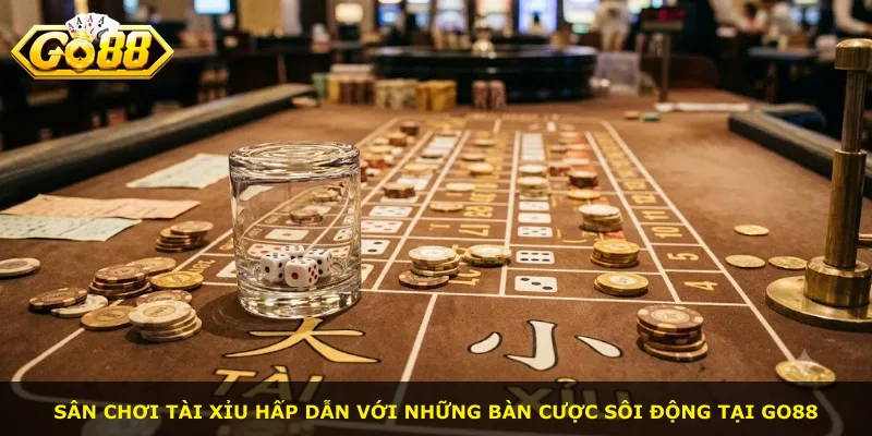 Sân chơi tài xỉu hấp dẫn với những bàn cược sôi động tại Go88