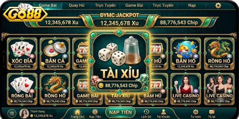 Tài Xỉu Online Go88 Trải Nghiệm Game Cực Cuốn, Thưởng Lớn Mỗi Ngày