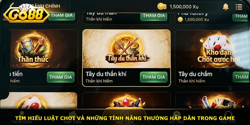 Tìm hiểu luật chơi và những tính năng thưởng hấp dẫn trong game