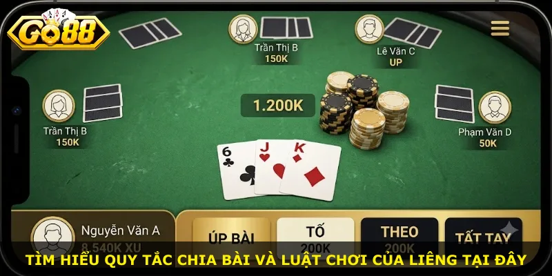 Tìm hiểu quy tắc chia bài và luật chơi của liêng tại đây