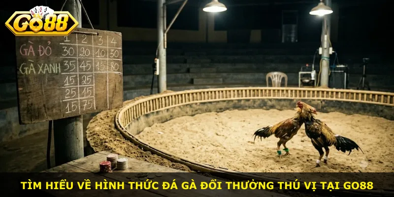 Tìm hiểu về hình thức đá gà đổi thưởng thú vị tại Go88